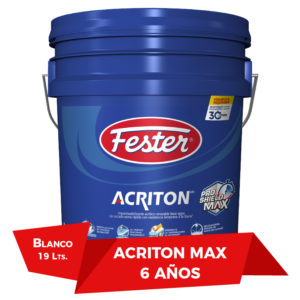 Acriton 6 años Blanco Cubeta